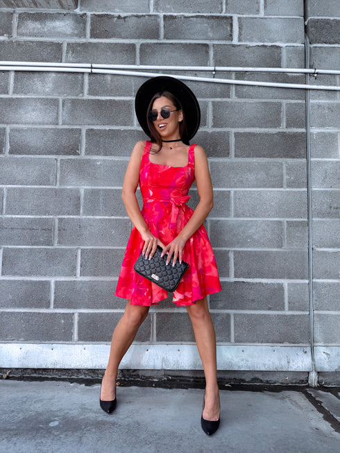 Corset dress "MARAKUJA A602" - PINK